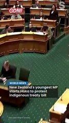 New Zealand Youngest MP took the House By Surprise