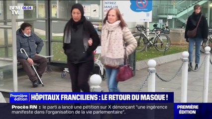 Île-de-France: le port du masque de nouveau obligatoire dans les hôpitaux