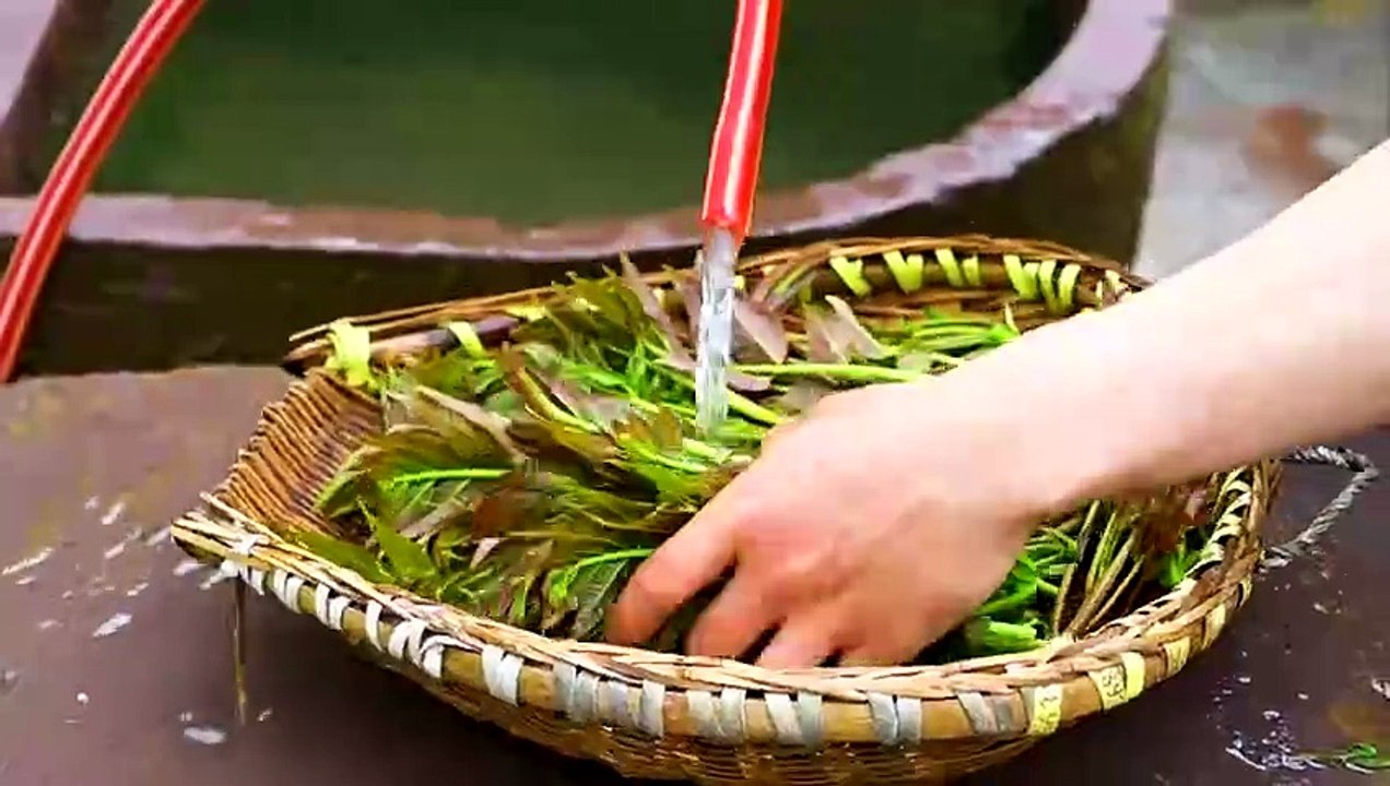 Pick some juicy, crispy and tender Chinese toon, use them to spread eggs and steamed buns