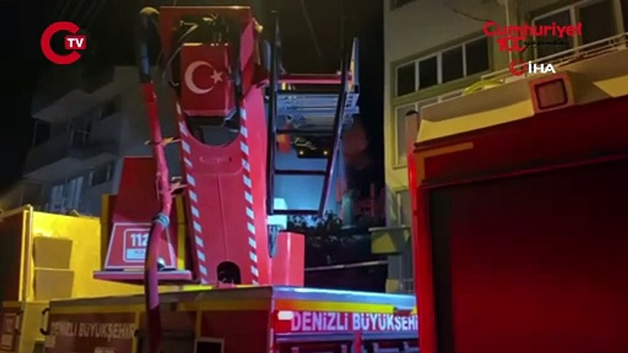 Denizli'de müstakil evde yangın Yaşlı adam ya...