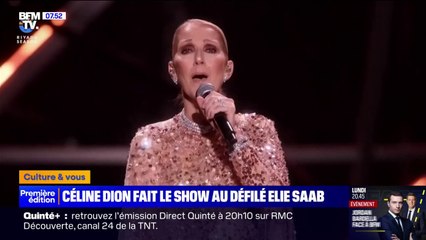 Céline Dion fait un show surprise au défilé Elie Saab en Arabie saoudite