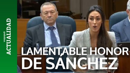 Mónica Lavín y el "lamentable honor del Gobierno de Pedro Sánchez"