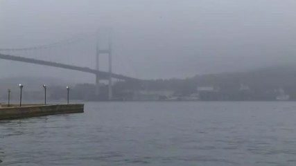 İstanbul Boğazı’nda sis etkili oluyor