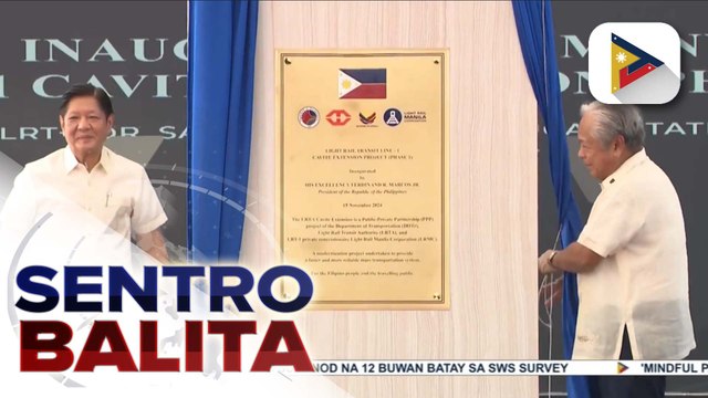 Pagbubukas ng Phase 1 ng LRT-1 Cavite Extension Project, pinangunahan ni PBBM
