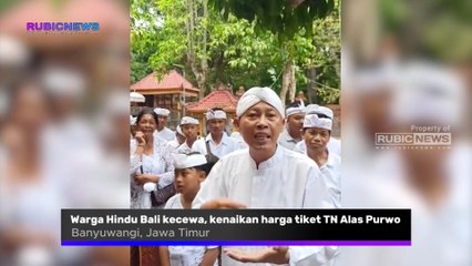 Warga Umat Hindu dari Bali Kecewa Dengan Kenaikan Harga Tiket Masuk TN Alas Purwo yang Terlalu Mahal, Ini Alasannya