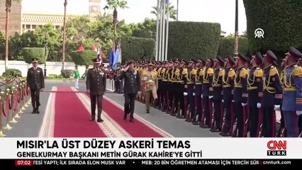 Mısır'la üst düzey askeri temas