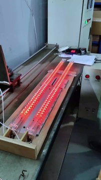 2000w 845mm twin tubes clear infrared quartz heat lamps carbon fiber heat tubes