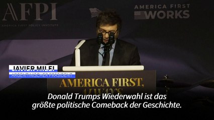 Milei hofiert Trump bei Besuch in Florida