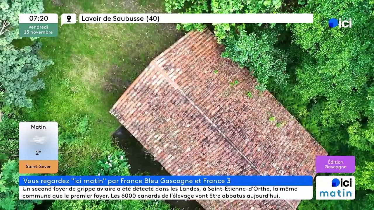 15/11/2024 - ICI Matin France Bleu Gascogne en vidéo