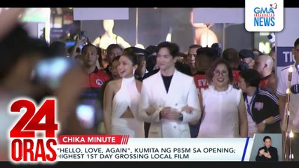 "Hello, Love, Again" record breaking agad sa opening day; Ang strength ni Rita Daniela sa kabila ng kanyang pinagdaraanan, atbp l 24 Oras
