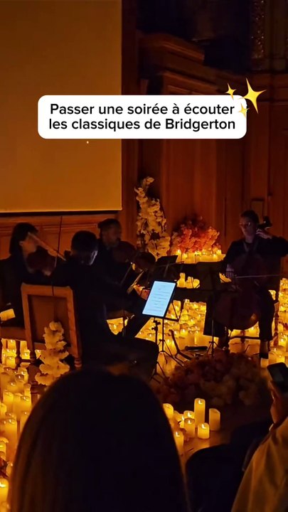 Tu as adoré les remix de chansons connues dans la série Bridgerton ? Alors cette soirée est faite pour toi !   Grâce à l’expérience Candle Light, revis les meilleures musiques de la série dans une ambiance féerique   Rendez-vous sur la page de Candle ligh