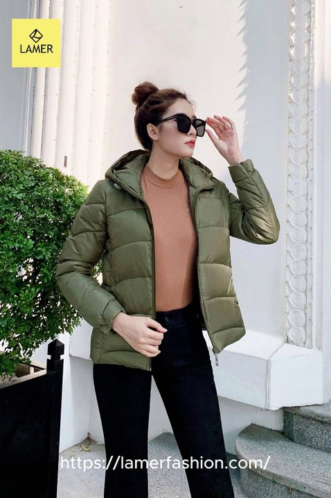 Áo phao nữ dáng ngắn Lamer Fashion