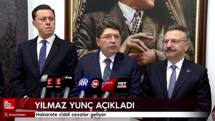 Yılmaz Tunç: Hakarete ciddi cezalar geliyor