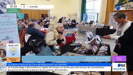 Le salon du livre de Beaumont-sur-Sarthe
