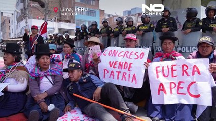 Lima, i peruviani chiedono giustizia e dicono no all'Apec