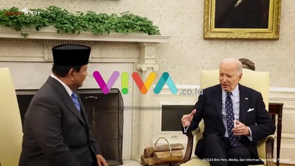 Prabowo Kenalkan Mayor Teddy Kepada Joe Biden
