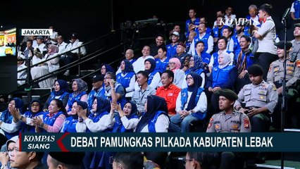 3 Pasangan Calon Adu Gagasan di Debat Pilkada Kabupaten Lebak