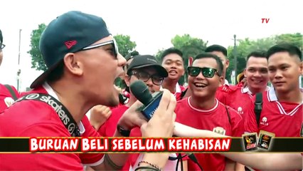 Momen Pendukung Skuad Garuda Sorakan Yel-Yel, Tunjukkan Optimisme Jelang Timnas vs Jepang di GBK