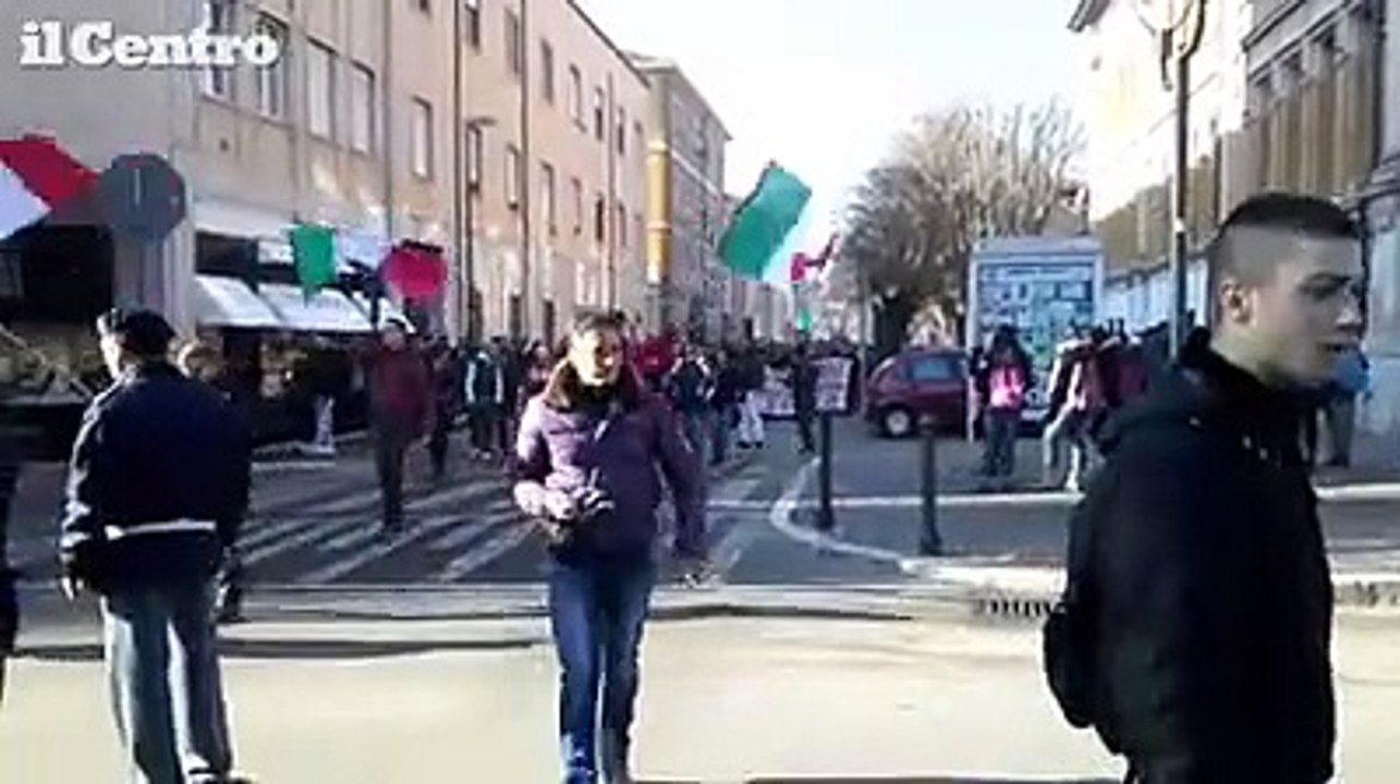 La protesta dei Forconi ad Avezzano