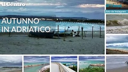 Abruzzo, l'autunno colora di magia il mare Adriatico