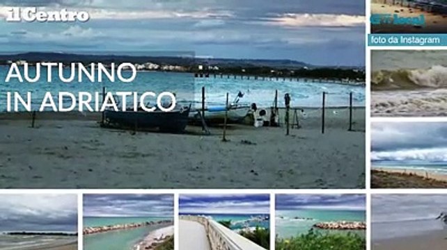 Abruzzo, l'autunno colora di magia il mare Adriatico