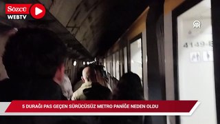 5 durağı pas geçen sürücüsüz metro, yolcularda paniğe neden oldu  Remaining Time -0:08 1x