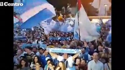 Pescara in A, in migliaia a piazza Repubblica