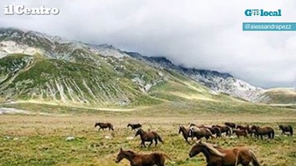 La prima neve sul Gran Sasso negli scatti su Instagram