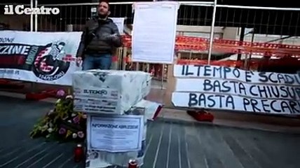 Pescara, chiude "Il Tempo". La testimonianza del precario