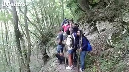 Guardiagrele, ragazza scivola in un crepaccio: trasportata in elicottero all'ospedale di Pescara