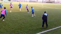 Il primo allenamento di Cosmi a Pescara