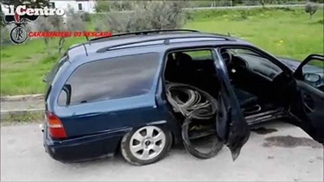 Furti di rame a Chieti e Pescara, presa gang di romeni