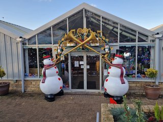 Almondsbury Garden Centre: We visit the best Christmas shop in Bristol, complete with a mini town with a funfair