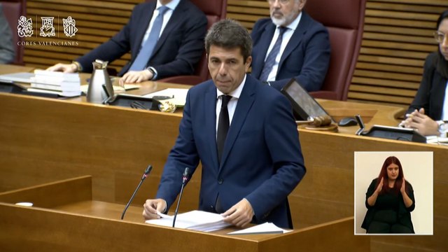 Mazón anuncia la creación de una comisión de investigación en las Corts y espera otra en el Congreso