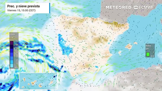 La borrasca fría aislada se aleja de España, pero todavía se notarán sus efectos en varias comunidades