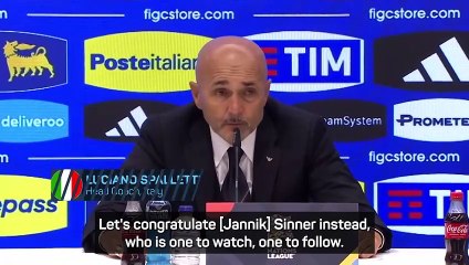 'Bravo Jannik' - Sinner receives seal of approval from Italy boss Spalletti