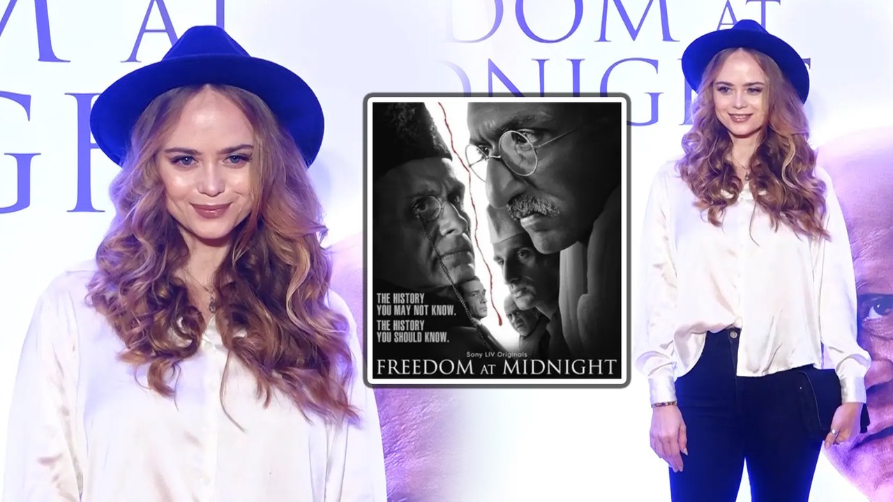Irina Rudakova Graces SonyLIV's ‘Freedom At Midnight’ Screening In Style!