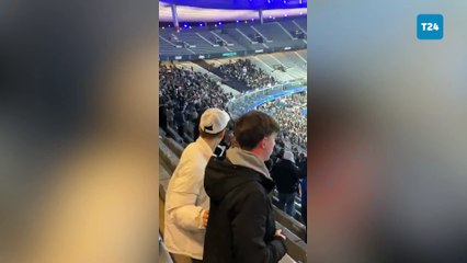 Fransa - İsrail maçında tribünlerde arbede, stadyum dışında protesto