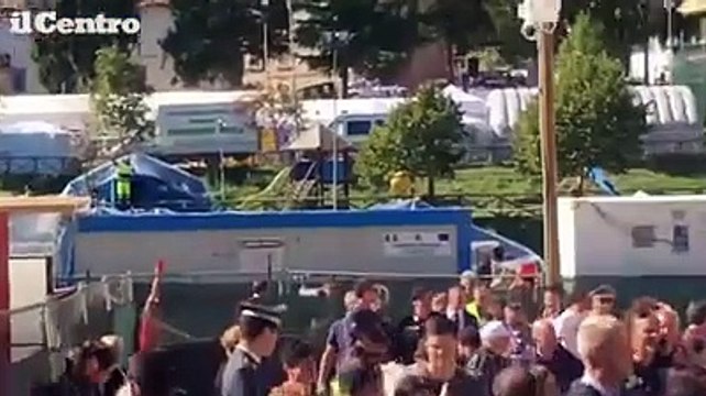 Arquata del Tronto, il papa ai terremotati: Guardate sempre avanti