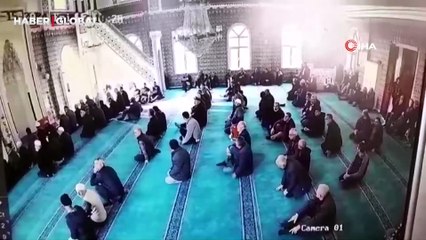 Rize'de camide deprem paniği! Cemaat koşarak kaçtı