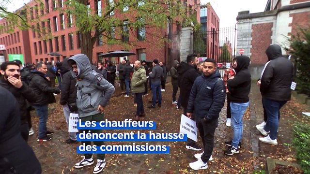 Les chauffeurs manifestent à Bruxelles contre l'augmentation des coûts et la concurrence