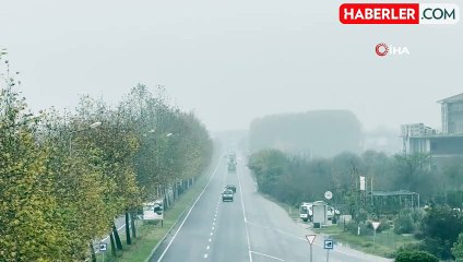 Düzce'de Sis ve Yağmur Hayatı Olumsuz Etkiliyor