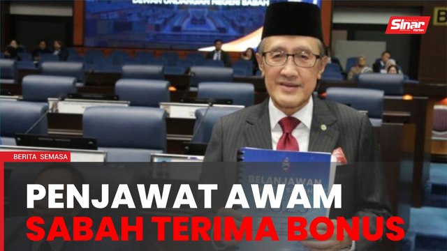 Penjawat awam Sabah terima bonus satu bulan gaji