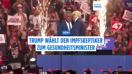 USA: Trump will Impfgegner Kennedy zum Gesundheitsminister machen