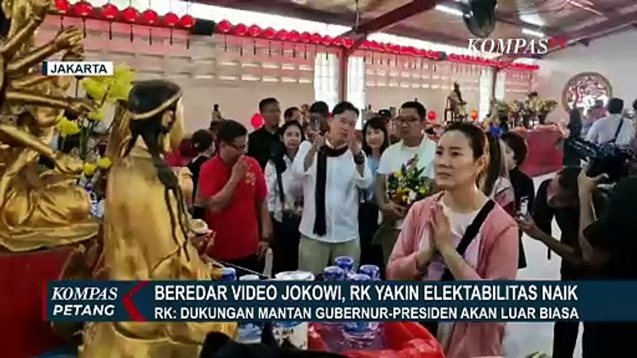 Klaim Didukung Jokowi, Ridwan Kamil Optimis Elektabilitas di Pilkada Jakarta Naik