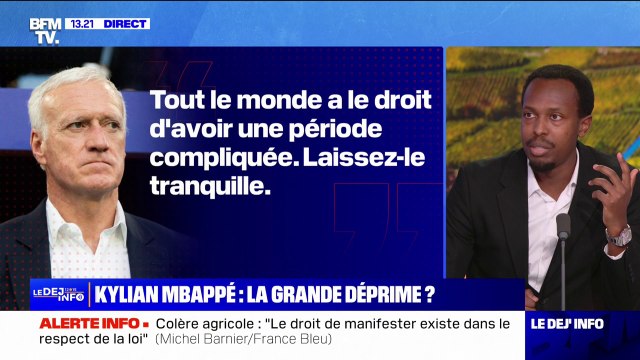 Équipe de France de football: Kylian Mbappé est dans une période compliquée, je suis derrière lui , explique Didier Deschamps