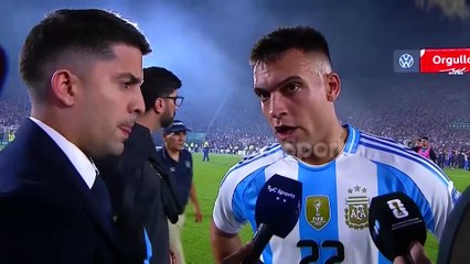 "Se cometieron errores": Lautaro Martínez reconoció las falencias en la derrota de Argentina ante Paraguay