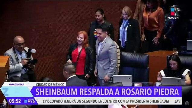 Sheinbaum respalda a Rosario Piedra tras su designación como titular de la CNDH