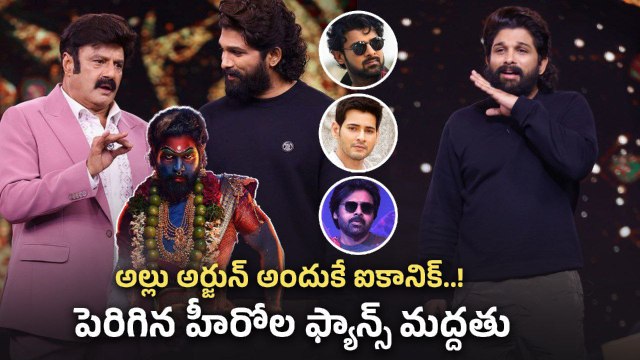 Allu Arjun Unstoppable Interview Review అందుకే Pushpa 2 ఐకానిక్..పెరిగిన మద్దతు | Filmibeat Telugu