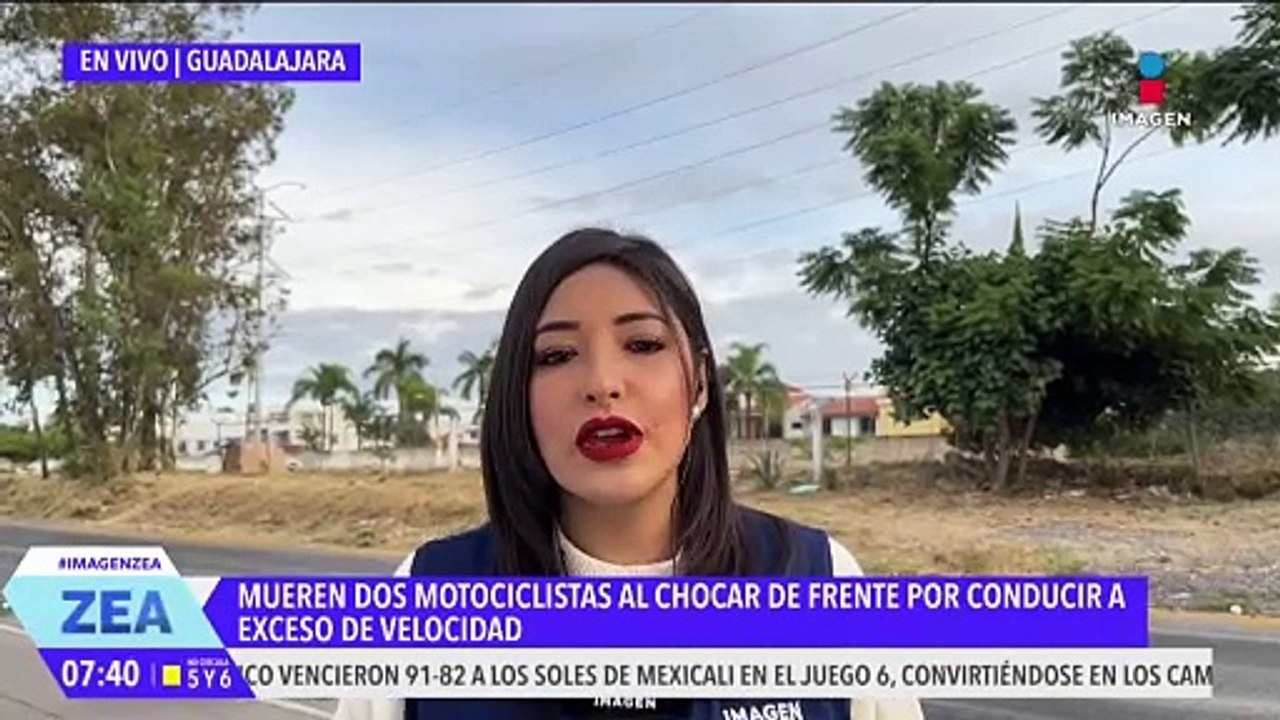 Chocan de frente dos motociclistas y pierden la vida en Zapopan